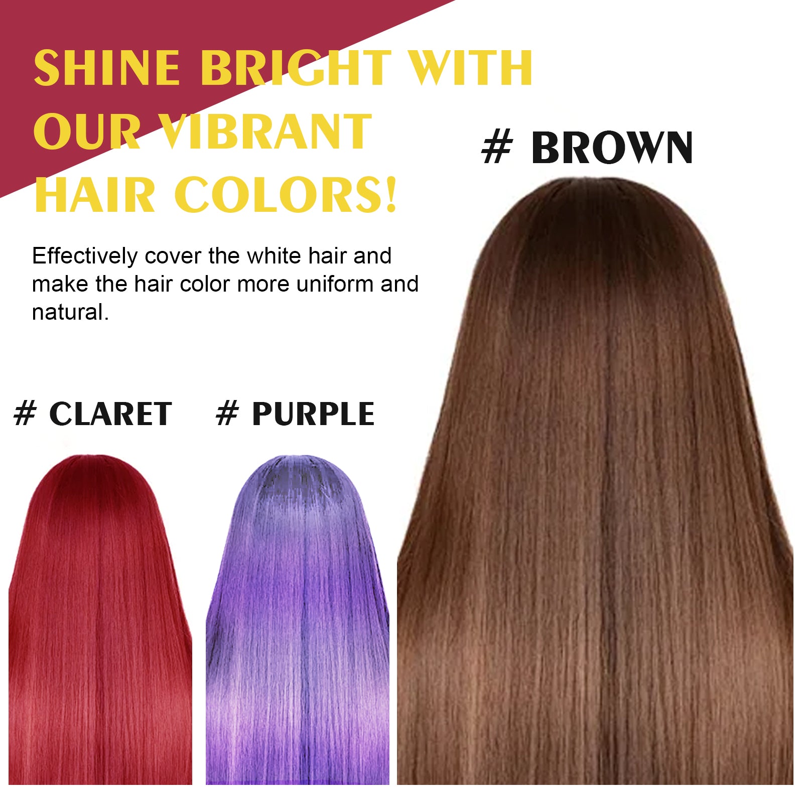 EELHOE Black Hair Dye Shampoo (Purple) Gentle No Stimulation Moisturizing Scalp Easy Color Change Hair Shampoo EELHOE Black Hair Dye Shampoo (Purple) Gentle No Stimulation Moisturizing Scalp Easy Color Change Hair Shampoo